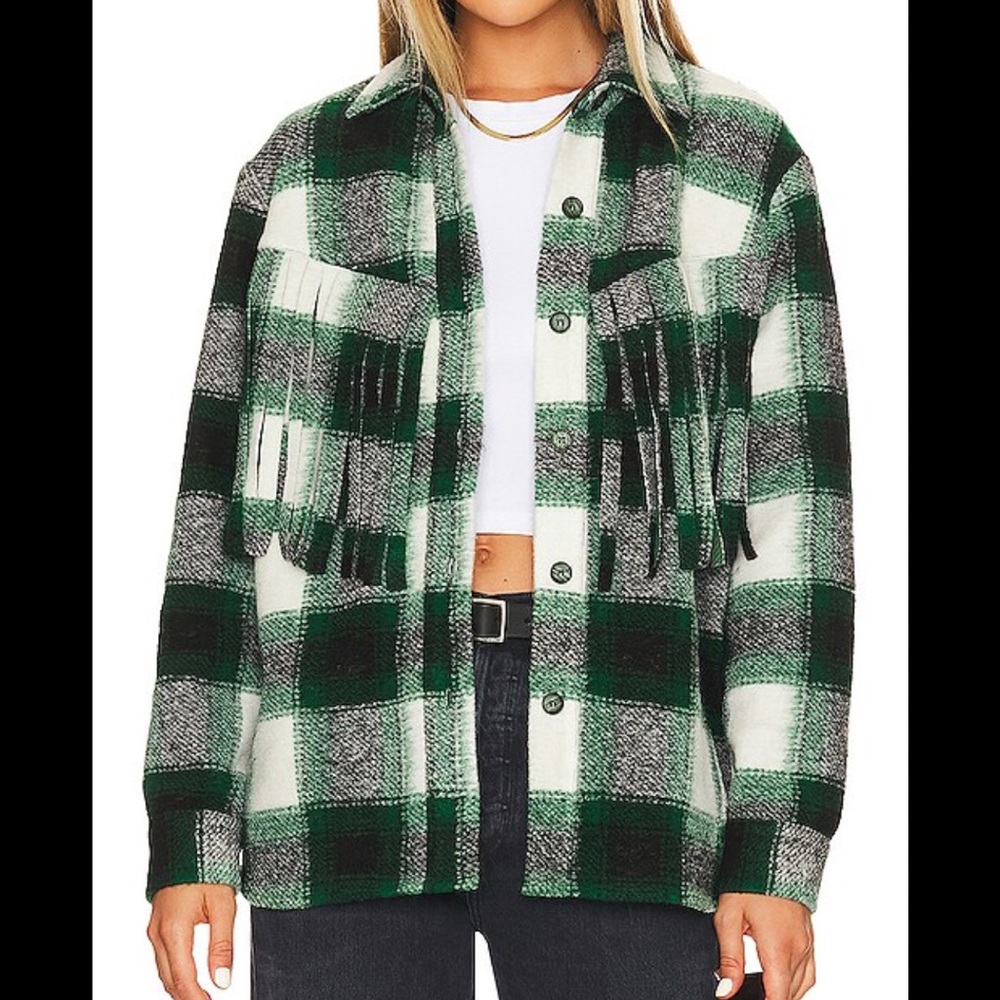 Central Park west revolve fringe jacket